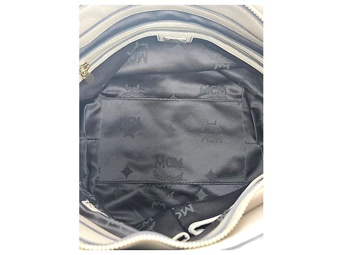 MCM Bolsa Tote e de Ombro Visetos Marrom - vista 7
