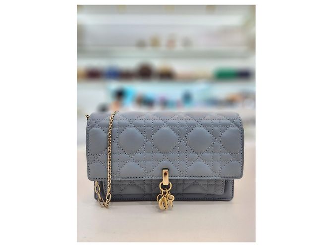 Dior Borsa a tracolla Daily Chain Pouch blu TU - vista 10