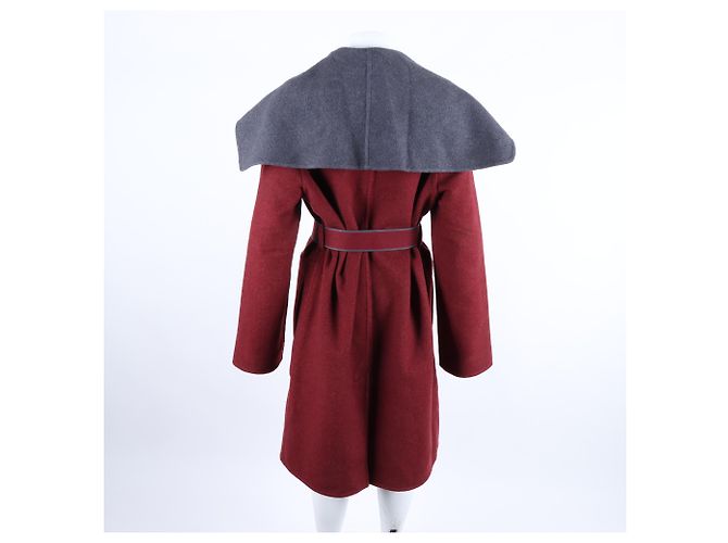 Abrigo de cachemira Hermès Roja - vista 3