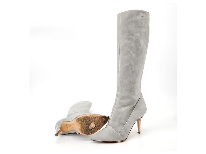 Louis Vuitton Suede Boots Green - view 4