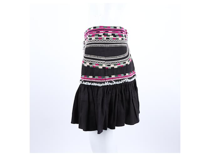 Falda Isabel Marant Negro - vista 2