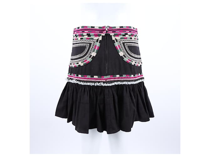 Falda Isabel Marant Negro - vista 3