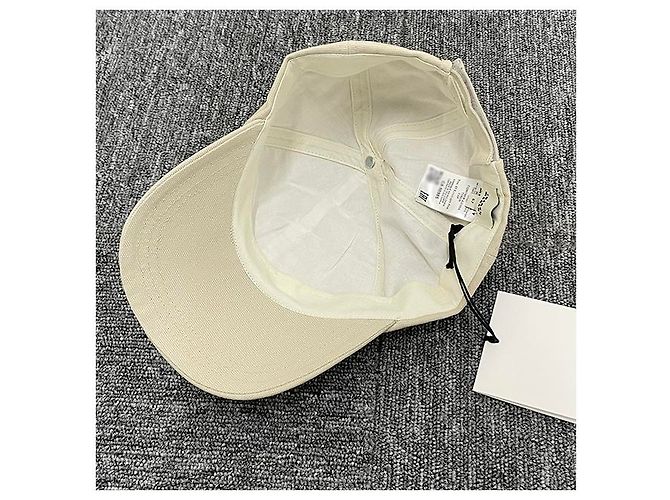 Isabel Marant Tyrony Logo Baseball Cap Ecru Pink (ECLP) Weiß - Ansicht 18