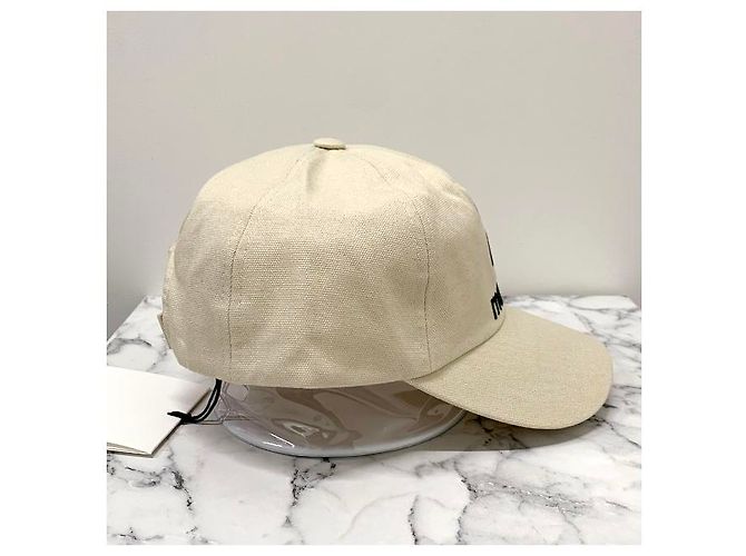 Isabel Marant Tyrony Logo Baseball Cap Ecru mit Stempel: ECBK Weiß - Ansicht 13