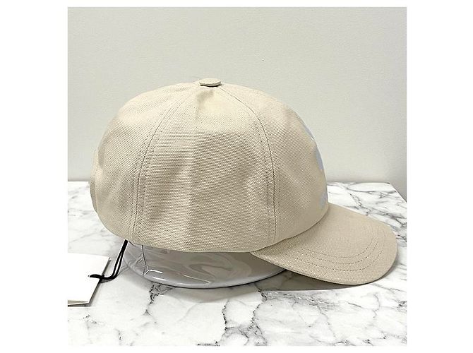 Isabel Marant TYRONY Logo Baseball Cap Ecru Hellblau ECLU - Ansicht 13