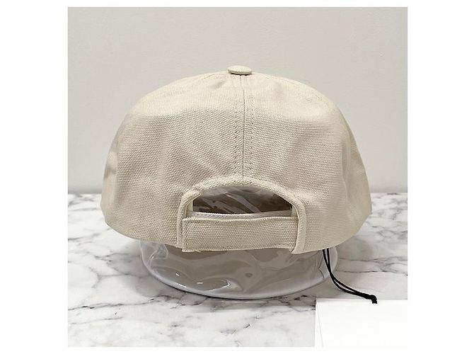 Isabel Marant TYRONY Logo Baseball Cap Ecru Hellblau ECLU - Ansicht 14