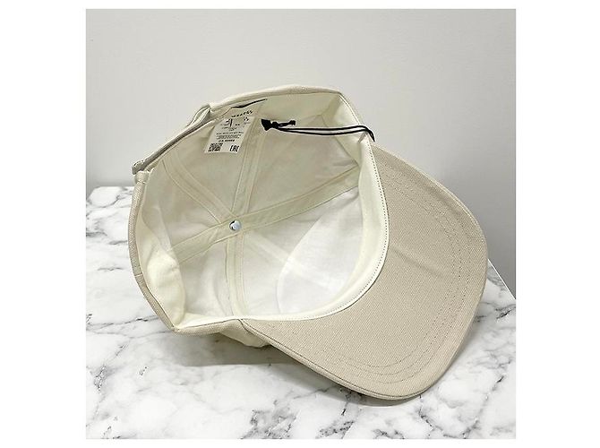 Isabel Marant TYRONY Logo Baseball Cap Ecru Hellblau ECLU - Ansicht 16