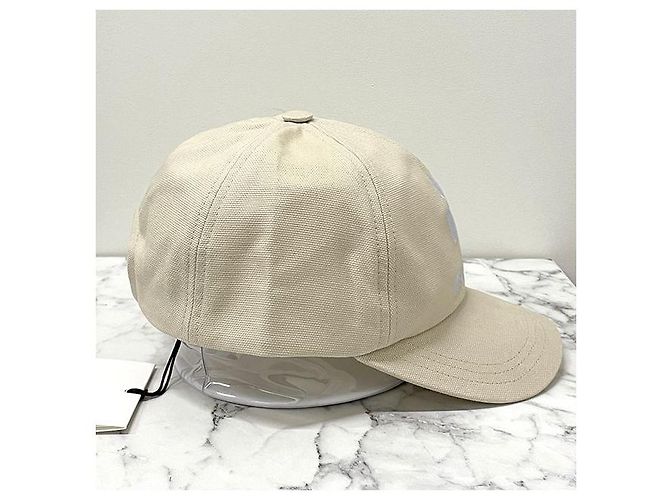 Isabel Marant TYRONY Logo Baseball Cap Ecru Hellblau ECLU - Ansicht 3