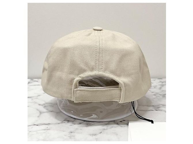 Isabel Marant TYRONY Logo Baseball Cap Ecru Hellblau ECLU - Ansicht 4