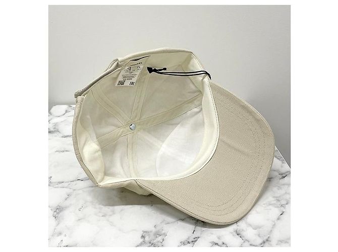 Isabel Marant TYRONY Logo Baseball Cap Ecru Hellblau ECLU - Ansicht 6