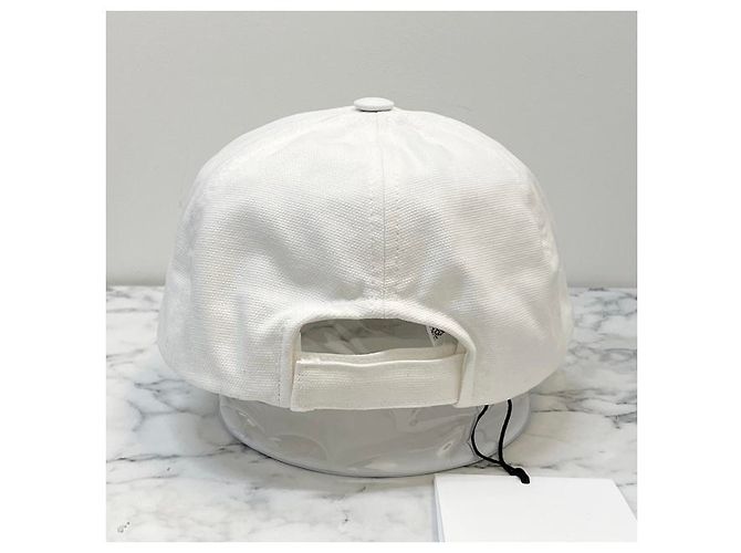 Isabel Marant TYRONY Logo Baseball Cap Weiß Smaragd Grün - Ansicht 14