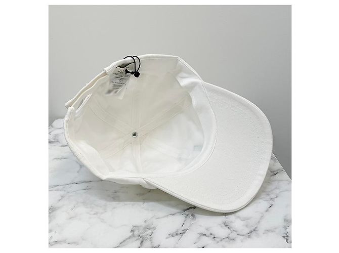 Isabel Marant TYRONY Logo Baseball Cap Weiß Smaragd Grün - Ansicht 16