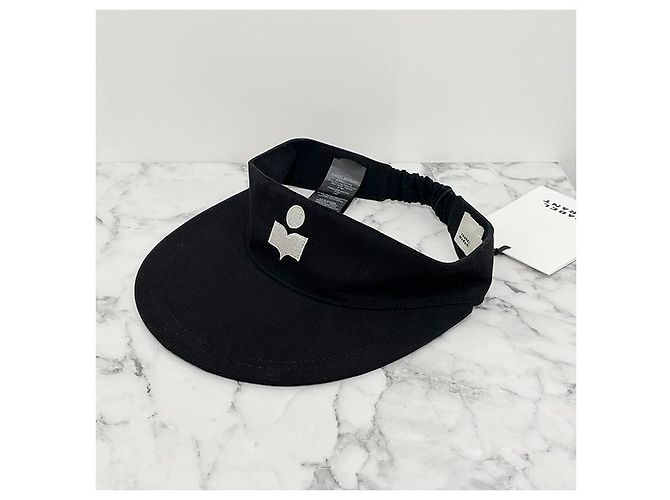Cappello Visor Logo TYRY di Isabel Marant Étoile BKEC Bianco - vista 10