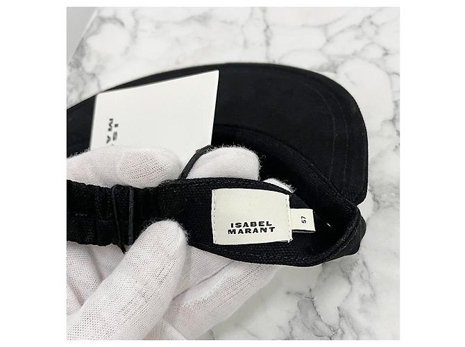 Cappello Visor Logo TYRY di Isabel Marant Étoile BKEC Bianco - vista 13