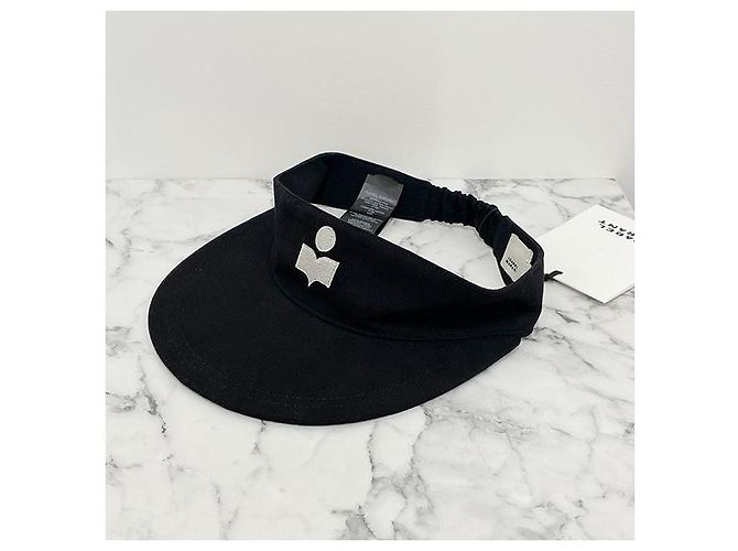 Cappello Visor Logo TYRY di Isabel Marant Étoile BKEC Bianco - vista 2