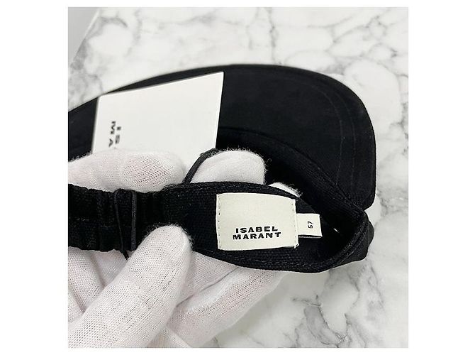 Cappello Visor Logo TYRY di Isabel Marant Étoile BKEC Bianco - vista 5