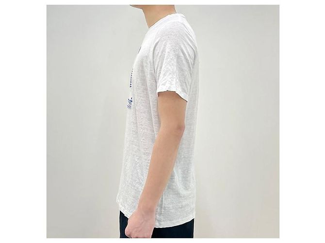 Isabel Marant Weißes T-Shirt mit KARMAN-Logo - Ansicht 3
