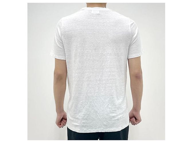 Isabel Marant Weißes T-Shirt mit KARMAN-Logo - Ansicht 4