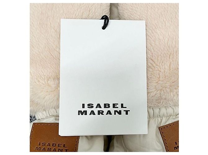 Isabel Marant Guanti Barka Mopolla Bianco - vista 10