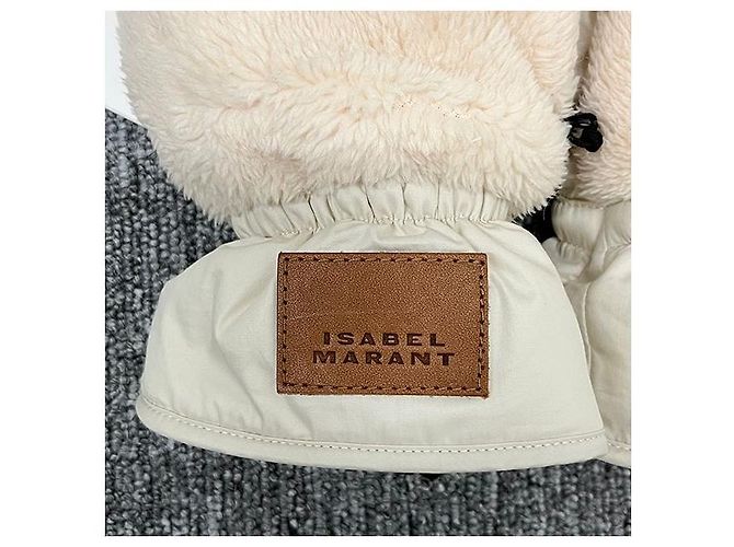 Isabel Marant Guanti Barka Mopolla Bianco - vista 4