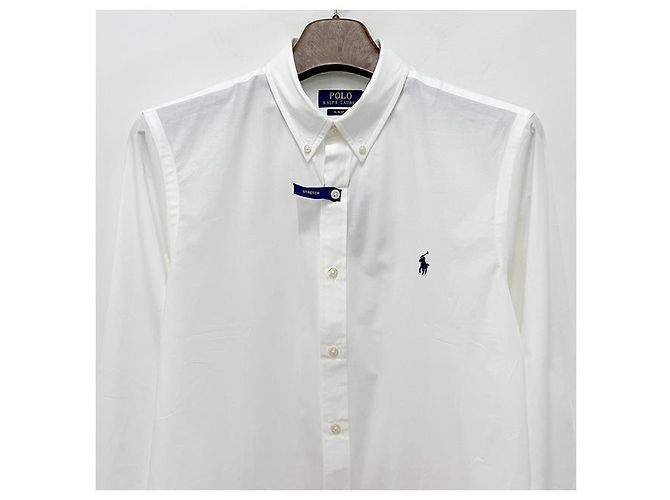 Camicia con logo ricamato Polo Ralph Lauren con pony Bianco - vista 15