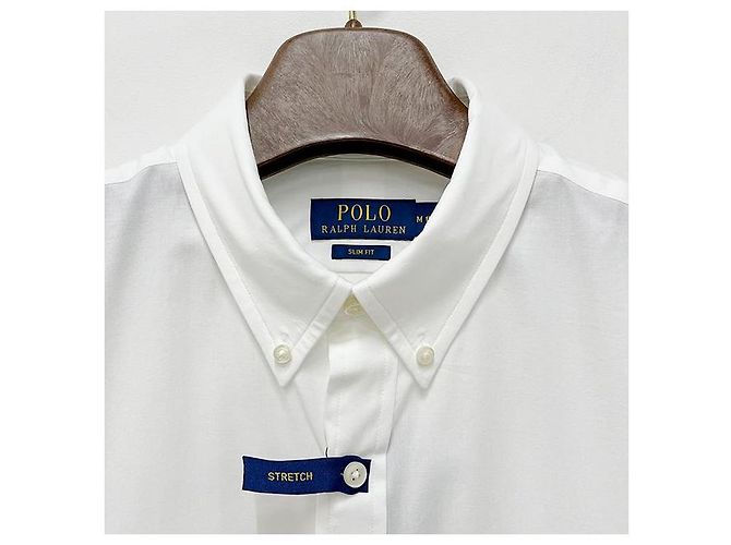 Camicia con logo ricamato Polo Ralph Lauren con pony Bianco - vista 5