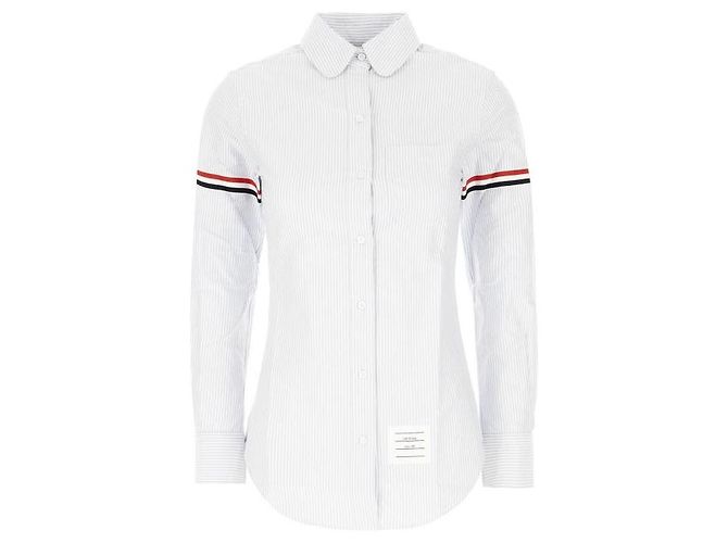 Thom Browne Runder Oxford-Armband mit klassischen Streifen - Ansicht 4