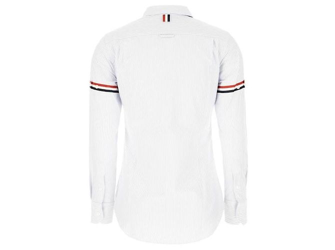 Thom Browne Runder Oxford-Armband mit klassischen Streifen - Ansicht 5
