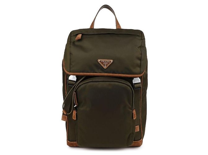 Prada Zaino in nylon Marrone - vista 3