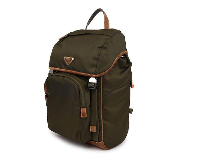 Prada Zaino in nylon Marrone - vista 4