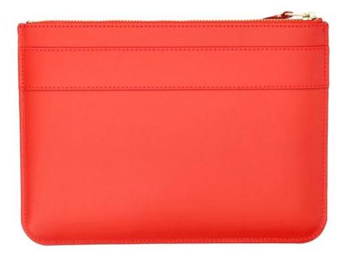 Comme Des Garcons Borsa in Pelle con Grande Fiocco Rosso - vista 5