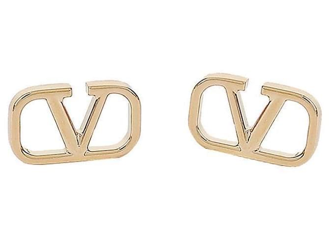 Valentino Orecchini Logo Garavani D'oro - vista 3