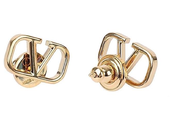Valentino Orecchini Logo Garavani D'oro - vista 4