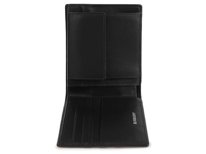Burberry Check Pattern Bi-fold Wallet Brown - view 9
