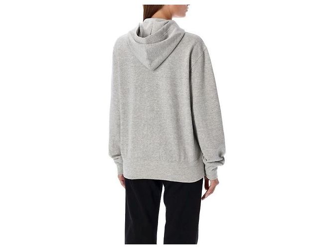 Comme Des Garcons Zip-Hoodie mit rotem Herz-Patch AX Braun - Ansicht 5