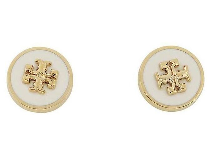 Tory Burch ORECCHINI A CERCHIO IN EMAILLO - vista 4