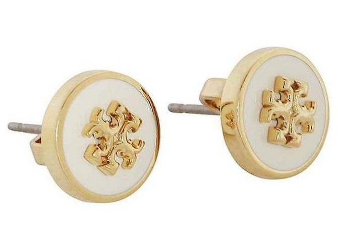 Tory Burch ORECCHINI A CERCHIO IN EMAILLO - vista 6