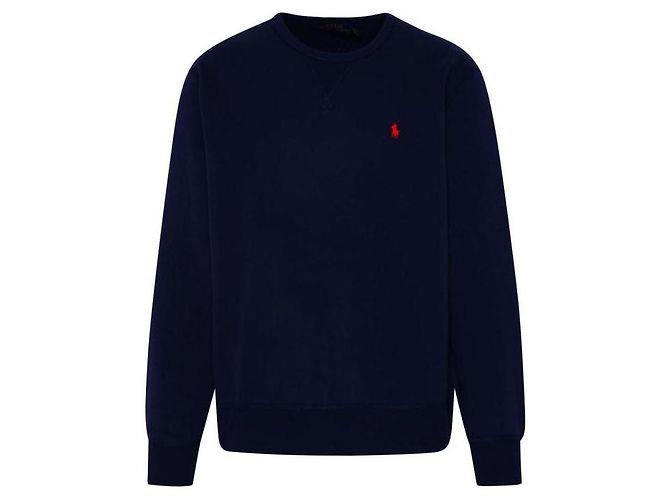 Ralph Lauren Sweatshirt mit gesticktem Pony-Logo Blau - Ansicht 4