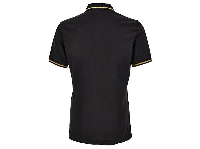 Versace Besticktes Polo-Shirt Negro - vista 5
