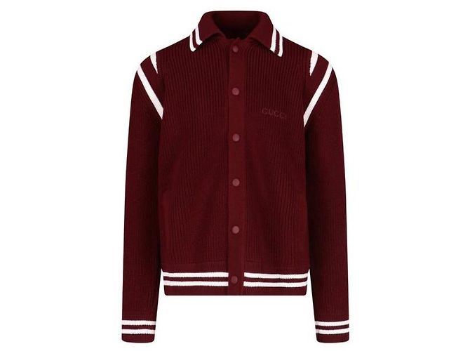 Gucci Bestickte Strickwolljacke - Ansicht 4