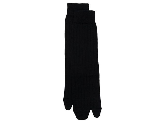 Maison Martin Margiela Calze Tabi Nero - vista 4