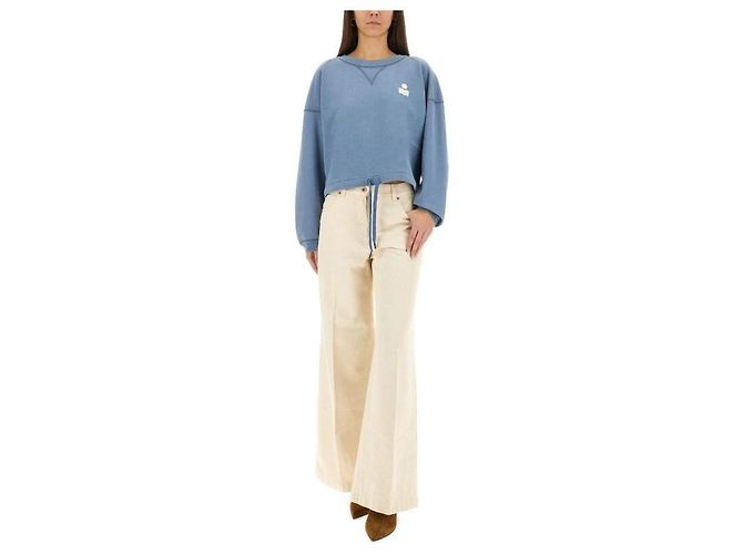 Isabel Marant Sudadera Cortada SBEC Azul - vista 5