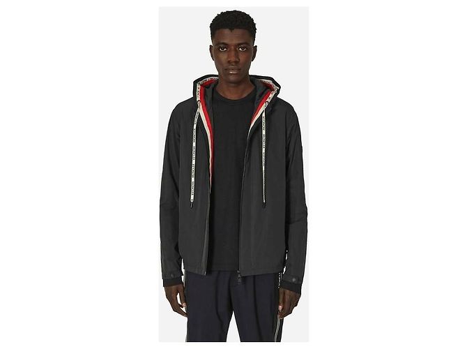 Moncler Hooded Jacket Black - view 4
