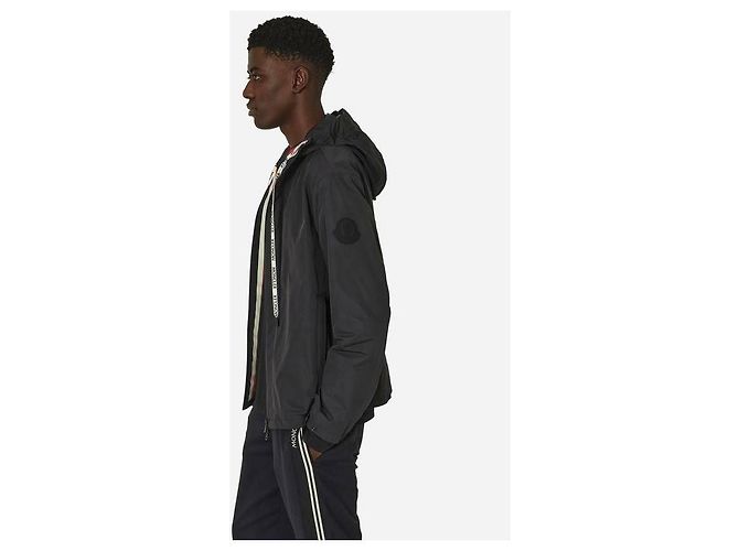 Moncler Hooded Jacket Black - view 5