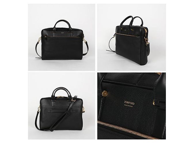 Tom Ford Valigetta in pelle Nero - vista 2