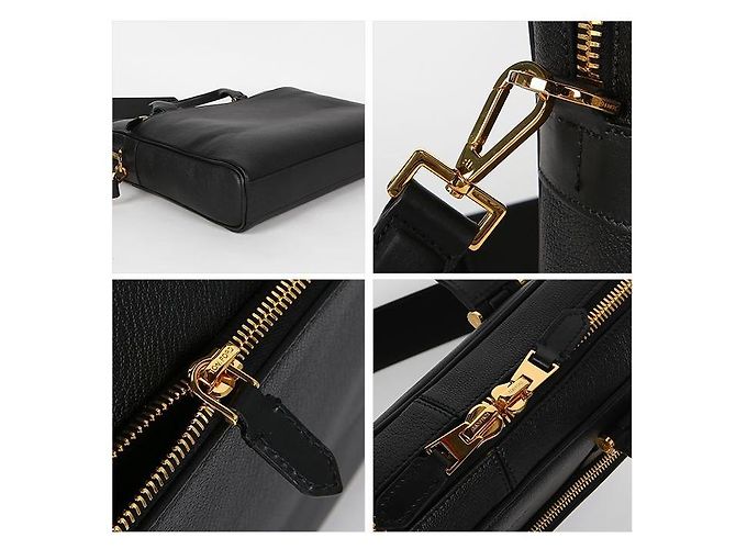 Tom Ford Valigetta in pelle Nero - vista 3
