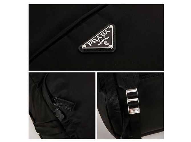 Prada Zaino Rinalylon Saffiano VOOO Nero - vista 5