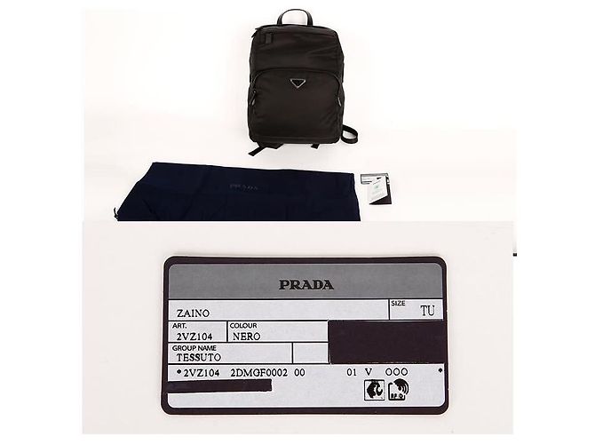 Prada Zaino Rinalylon Saffiano VOOO Nero - vista 7