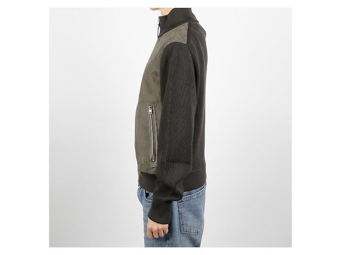 Tom Ford Suede Zip-Up Jacket Brown - view 3