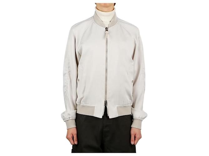 Tom Ford Giacca Bomber Primaverile Bianco - vista 9